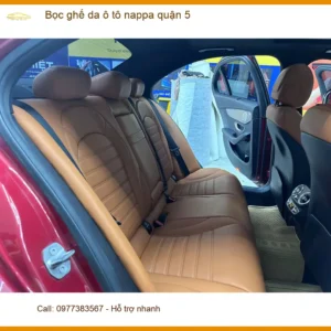 Cửa Hàng Bọc Ghế Da ghế da ô tô nappa quận 5 - Thi Công Chuyên Nghiệp - Ảnh 3