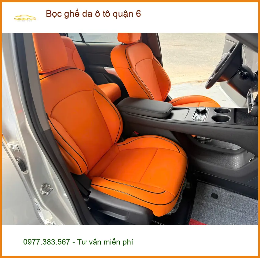 Cửa Hàng Bọc Ghế Da ghế da ô tô quận 6 - Thi Công Chuyên Nghiệp ảnh thực tế 2