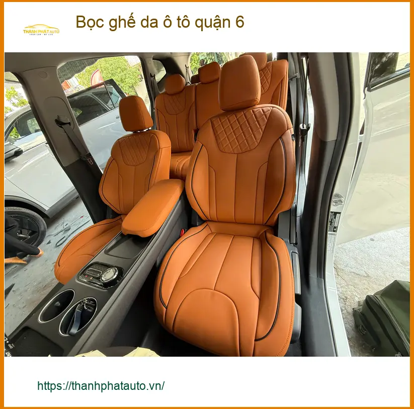 Cửa Hàng Bọc Ghế Da ghế da ô tô quận 6 - Thi Công Chuyên Nghiệp ảnh thực tế 3