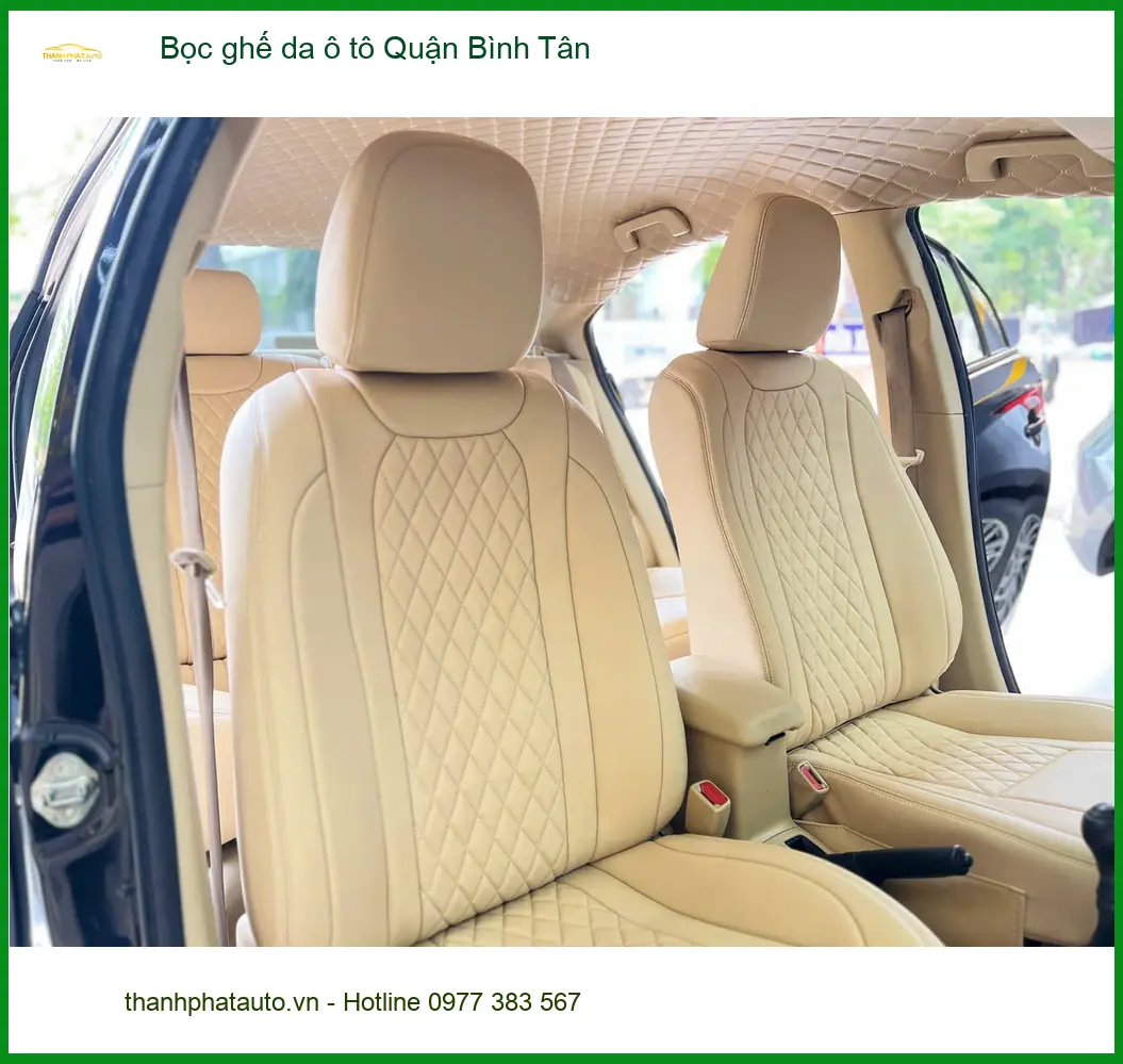 Cửa Hàng Bọc Ghế Da ghế da ô tô Quận Bình Tân - Thi Công Chuyên Nghiệp