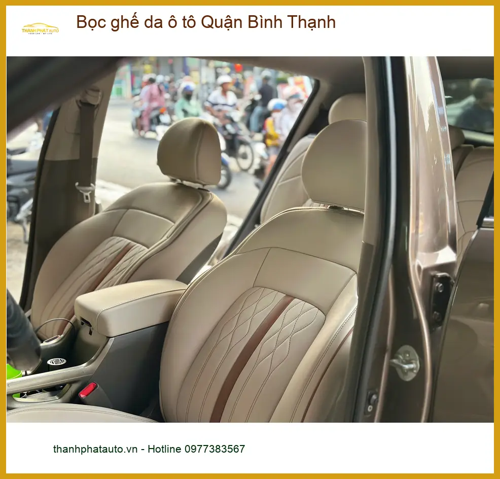 Trung Tâm Bọc Ghế Da ghế da ô tô Quận Bình Thạnh - Lắp Đặt Uy Tín TPHCM ảnh thực tế 2