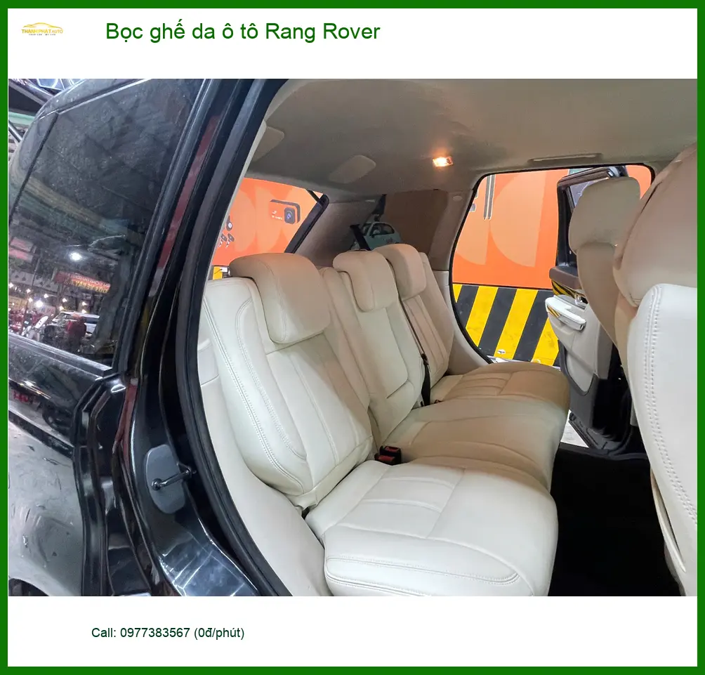 Anh Lợi bọc ghế da ô tô Range Rover tại Quận 9, nâng tầm không gian nội thất ảnh thực tế 3