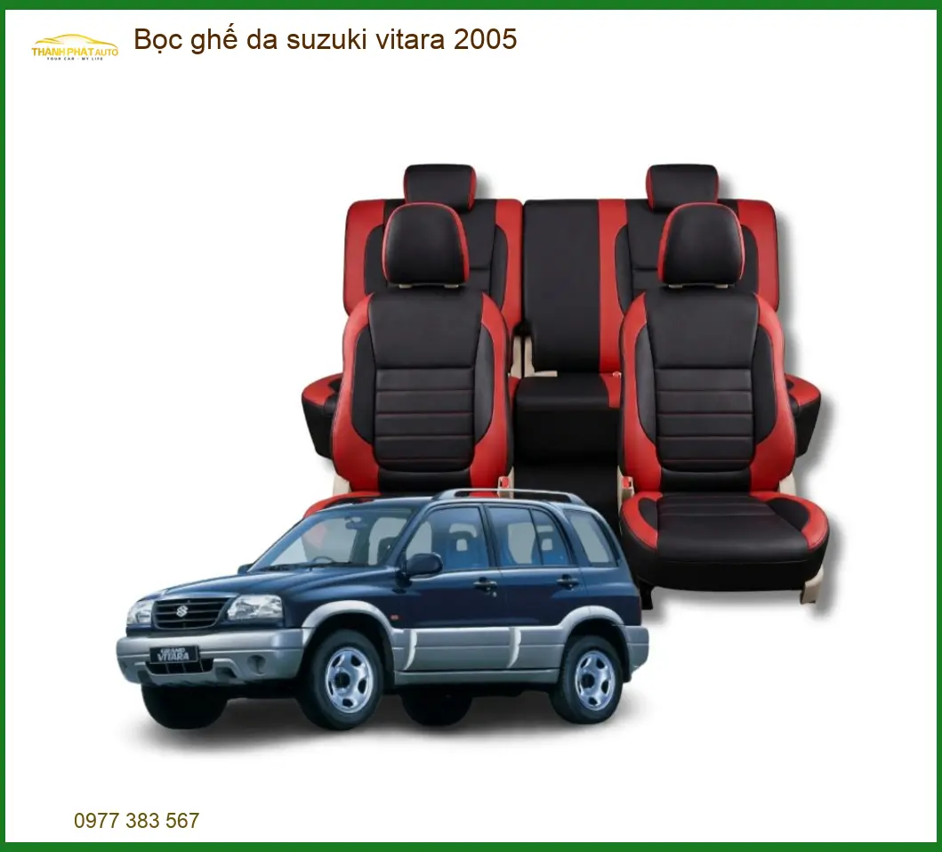 Bọc Ghế Da Suzuki Vitara 2005 - Địa Chỉ Lắp Đặt Uy Tín TPHCM