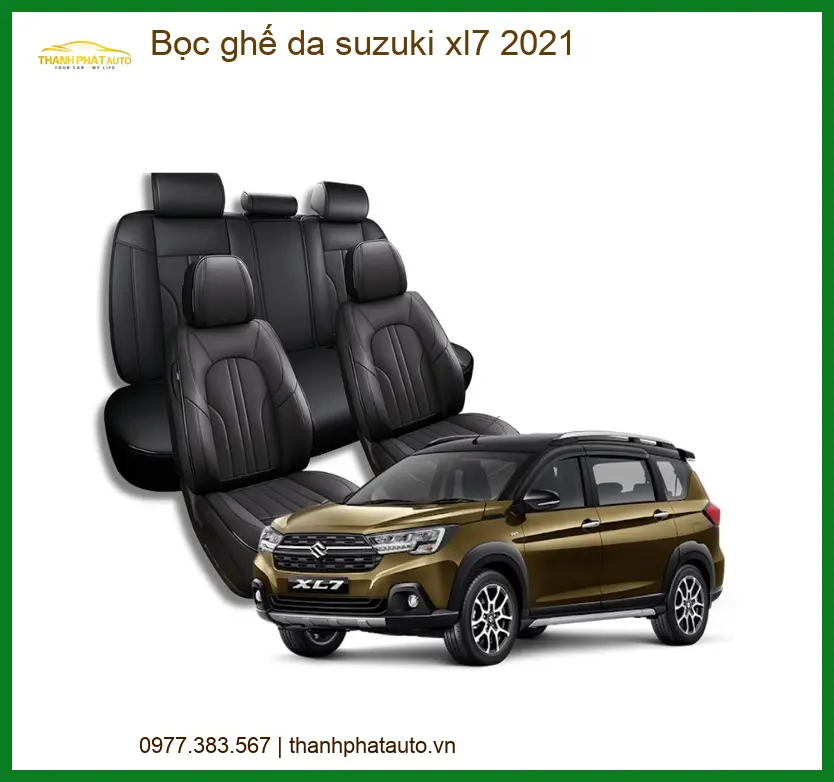 Bọc Ghế Da Xe Suzuki XL7 2021 - Trung Tâm Gắn Chính Hãng Giá Tốt TPHCM