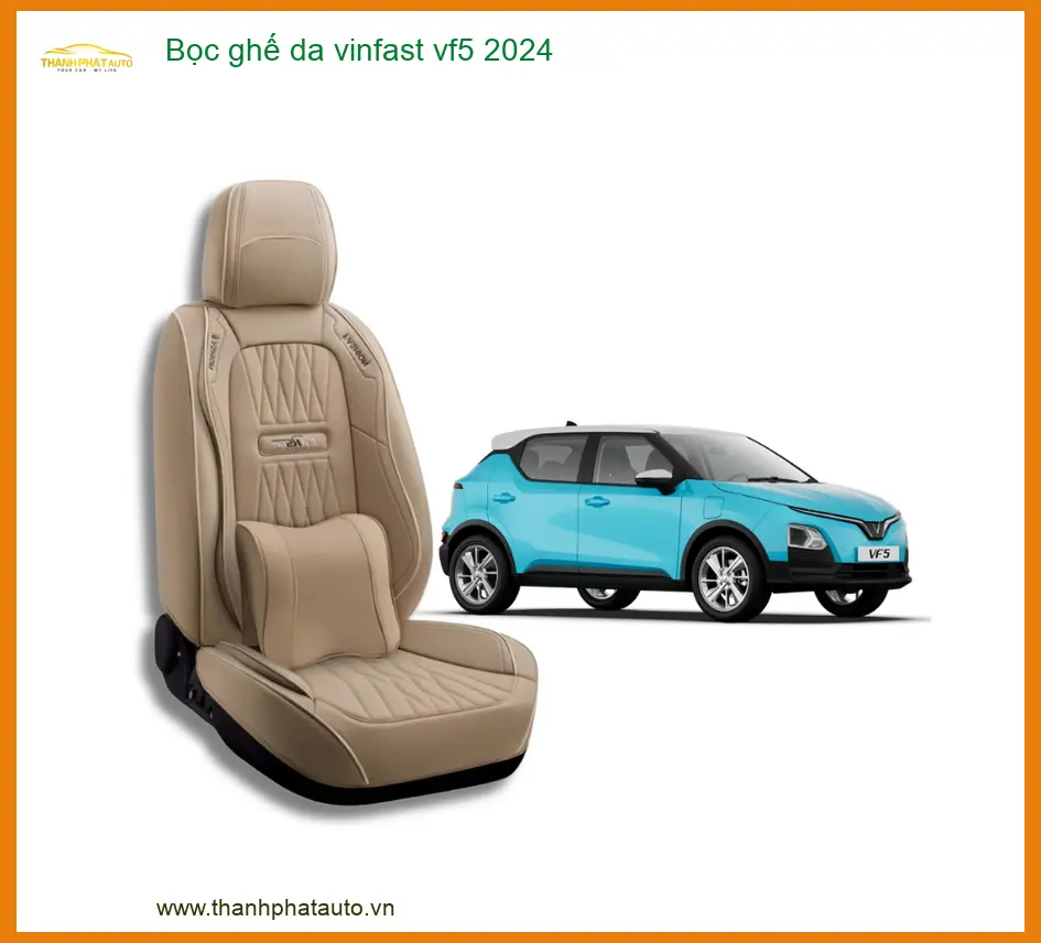 Bọc Ghế Da Vinfast VF5 2024 - Trung Tâm Lắp Đặt Uy Tín TPHCM