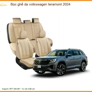 Bọc Ghế Da Volkswagen Teramont 2024 - Địa Chỉ Lắp Đặt Chính Hãng TPHCM