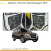 Cách Âm Chống Ồn Mitsubishi Pajero 2017 - Địa Chỉ Lắp Đặt Uy Tín TPHCM