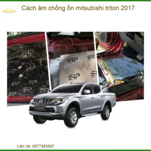 Cách Âm Chống Ồn Mitsubishi Triton 2017 - Địa Chỉ Lắp Đặt Uy Tín TPHCM