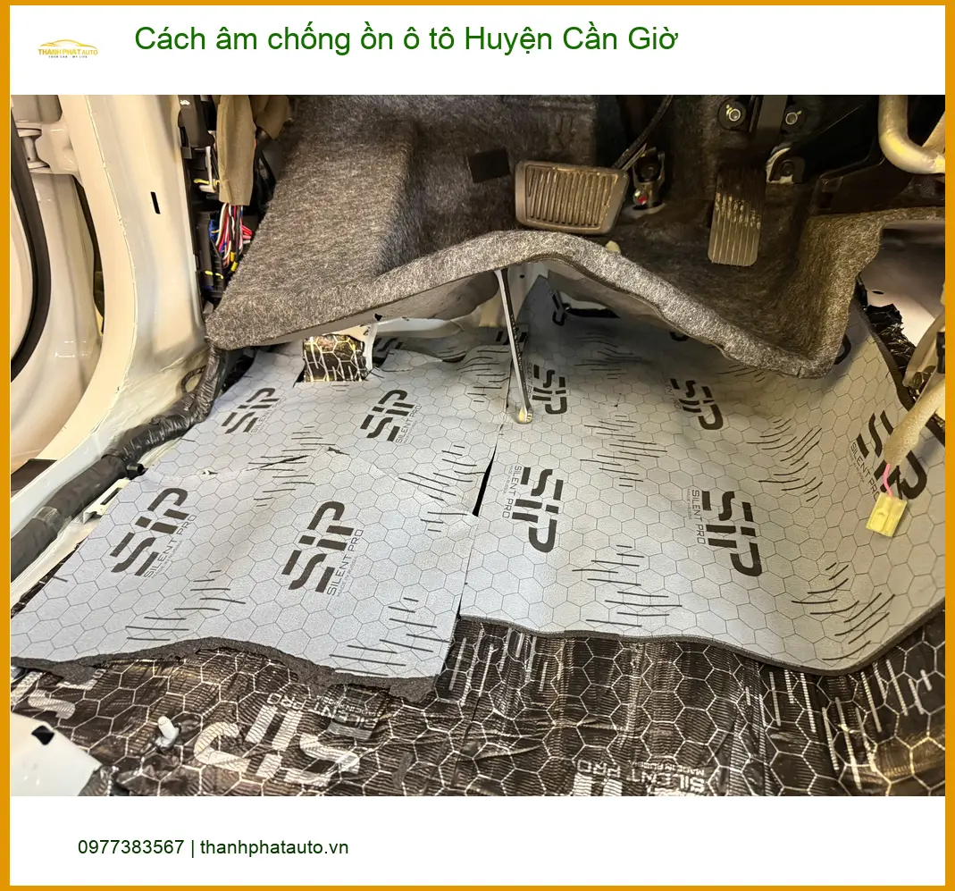 Dịch Vụ Thi Công Cách Âm Chống Ồn Ô Tô Huyện Cần Giờ - Thi Công Chuyên Nghiệp ảnh thực tế 2