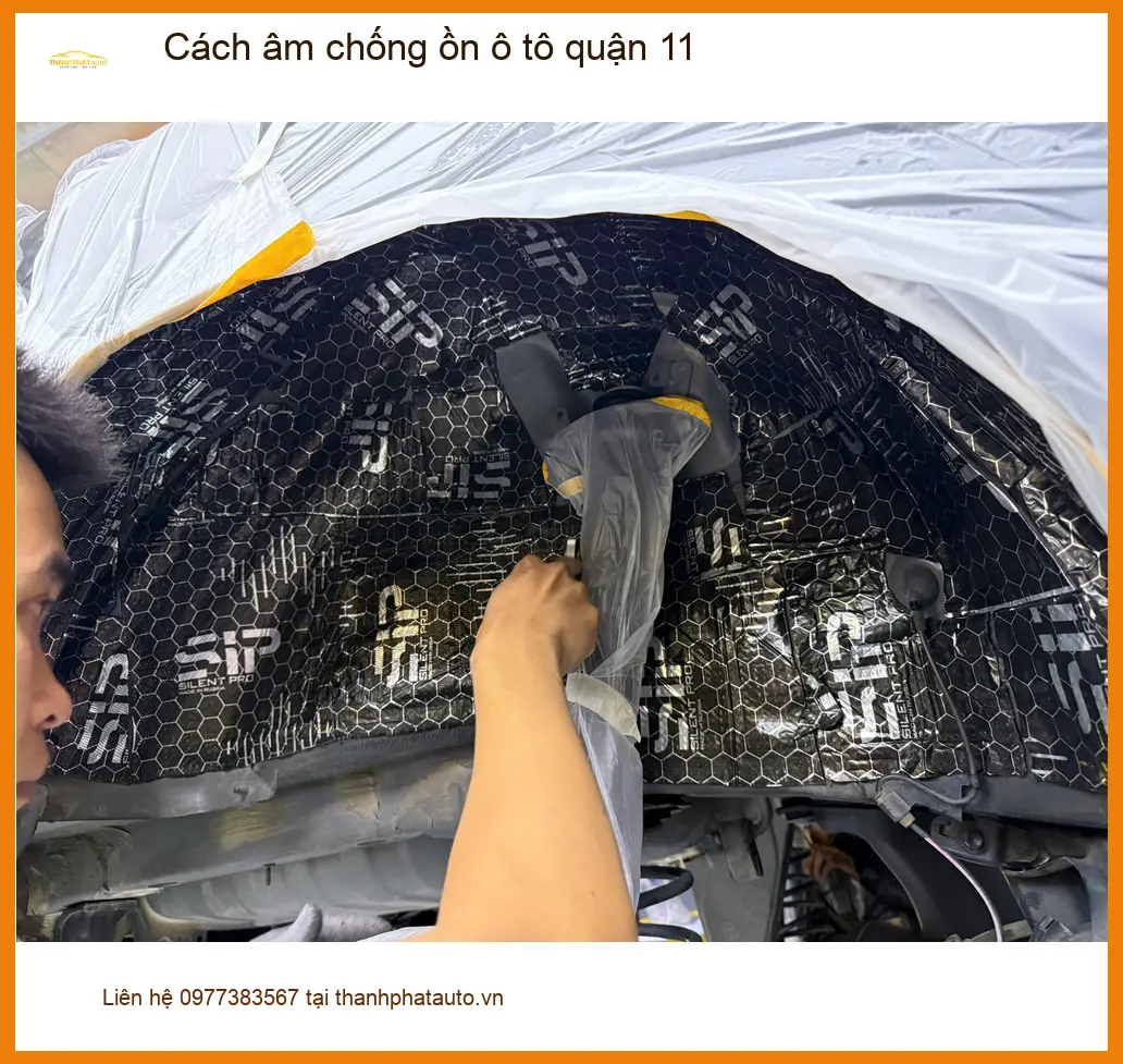 Nơi Thi Công Cách Âm Chống Ồn Ô Tô âm chống ồn ô tô quận 11 - Giá Tốt TPHCM ảnh thực tế 2