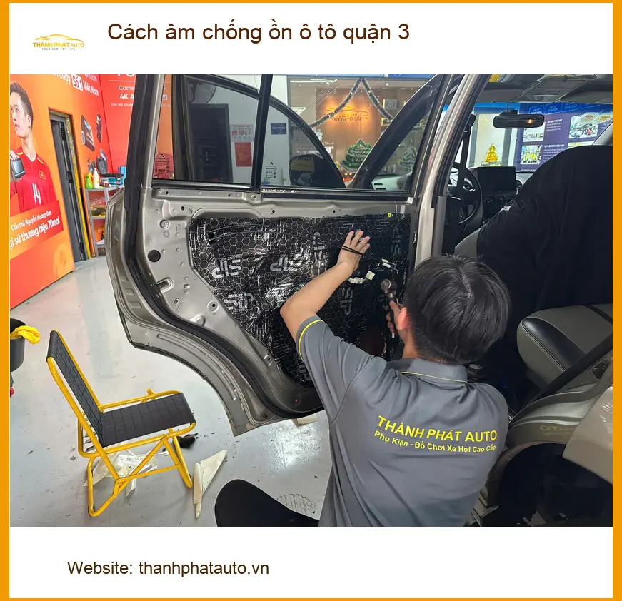 Dịch Vụ Thi Công Cách Âm Chống Ồn Ô Tô Tại Quận 3 - Giá Tốt TPHCM ảnh thực tế 2