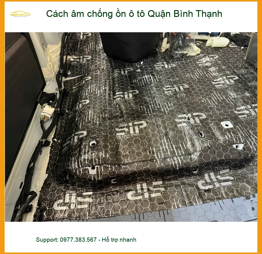 Dịch Vụ Thi Công Cách Âm Chống Ồn Ô Tô Quận Bình Thạnh - Thi Công Chuyên Nghiệp ảnh thực tế 2