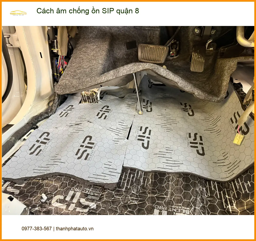 Dịch Vụ Thi Công Cách Âm Chống Ồn Ô Tô SIP Tại Quận 8 - Thi Công Chuyên Nghiệp ảnh thực tế 2