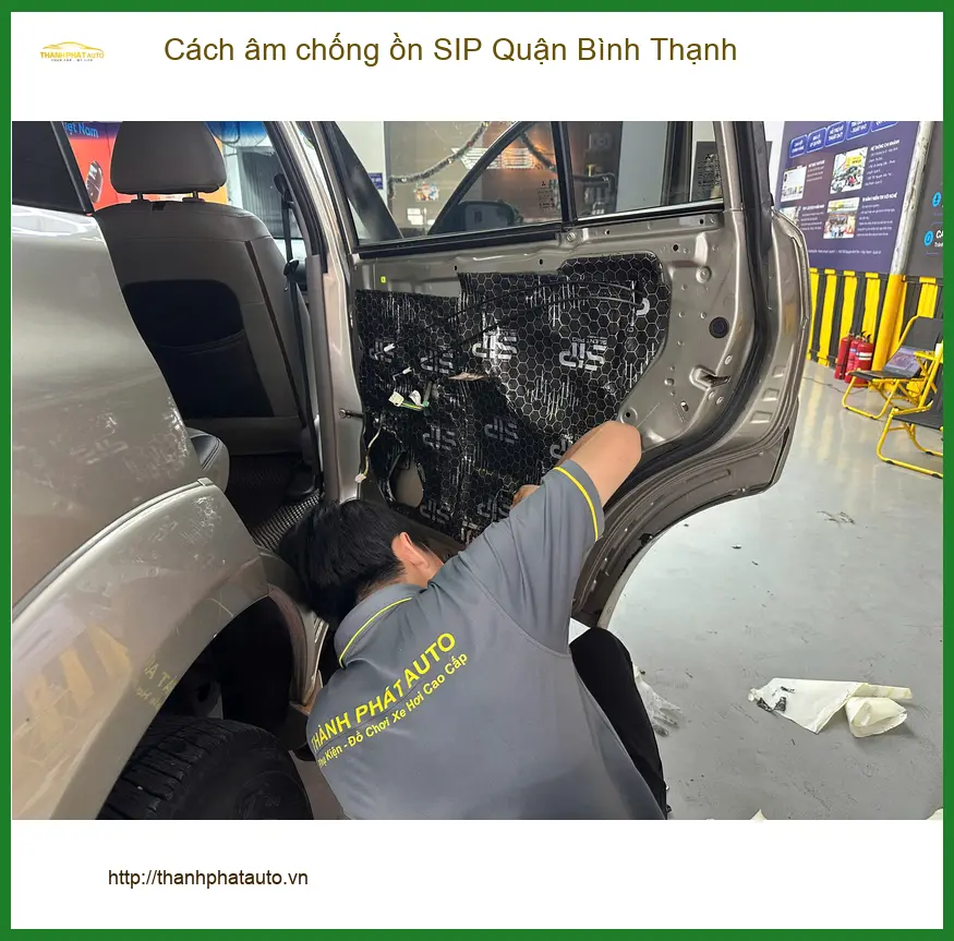 Nơi Lắp Cách Âm Chống Ồn Ô Tô SIP Quận Bình Thạnh - Lắp Đặt Giá Tốt ảnh thực tế 2