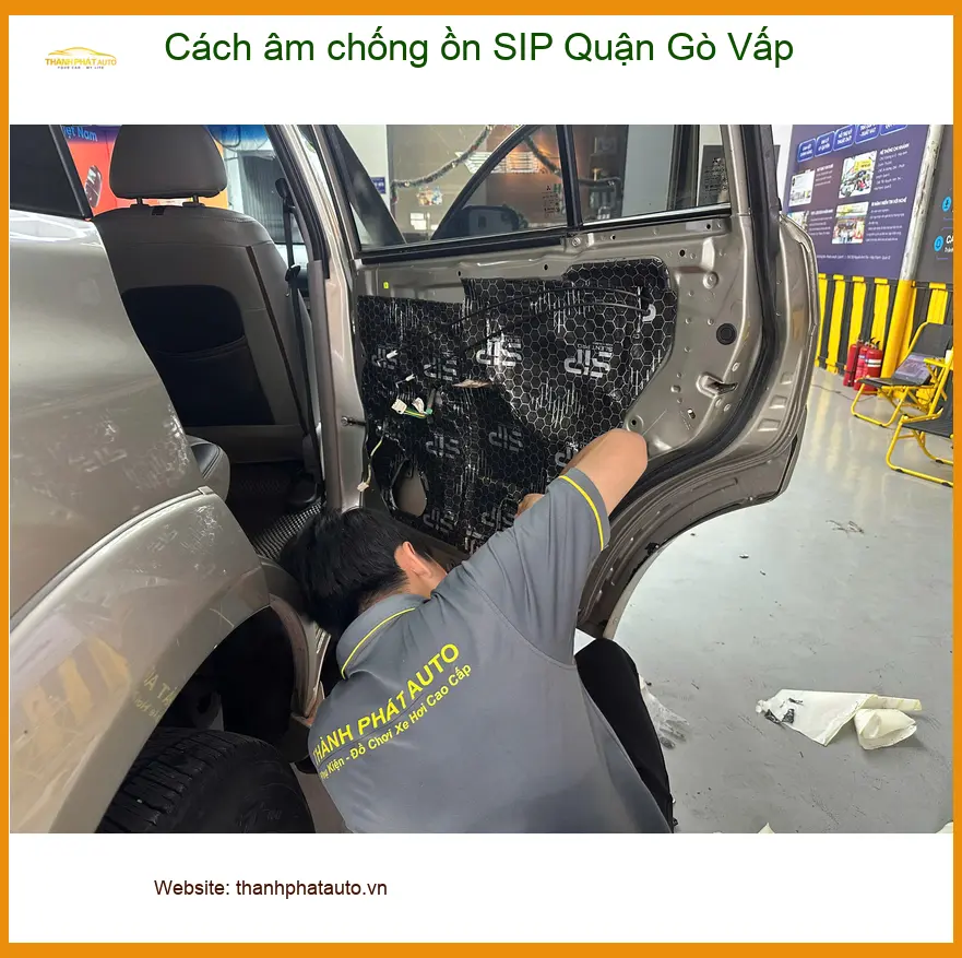 Dịch Vụ Thi Công Cách Âm Chống Ồn Ô Tô SIP Tại Quận Gò Vấp - Giá Tốt TPHCM ảnh thực tế 2