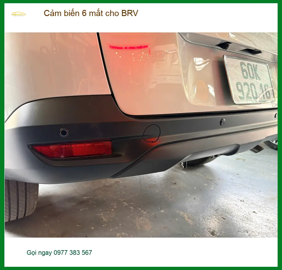 Anh Khôi lắp cảm biến 6 mắt cho BRV tại Hóc Môn để lùi xe an toàn hơn ảnh thực tế 5