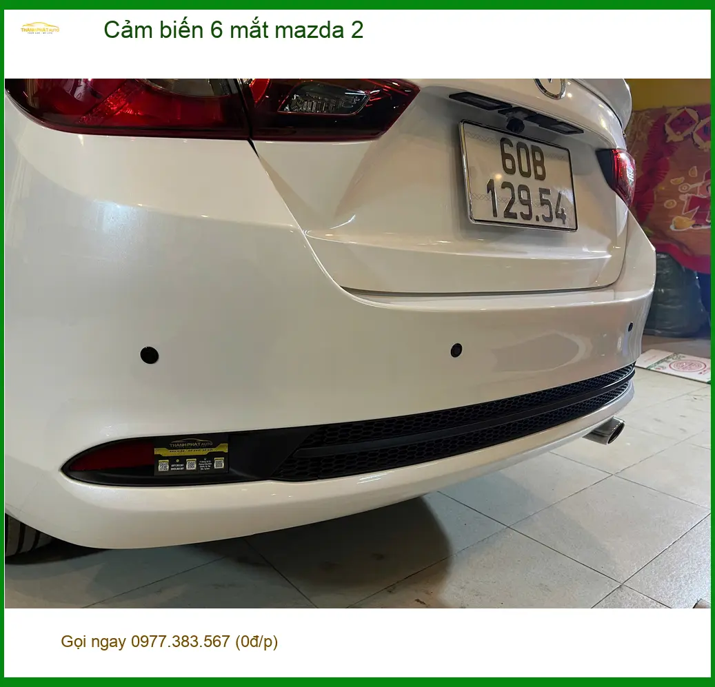 Anh Hoàng Long lắp Cảm biến 6 mắt Mazda 2 tại Quận 1 để lái xe an toàn hơn ảnh thực tế 3