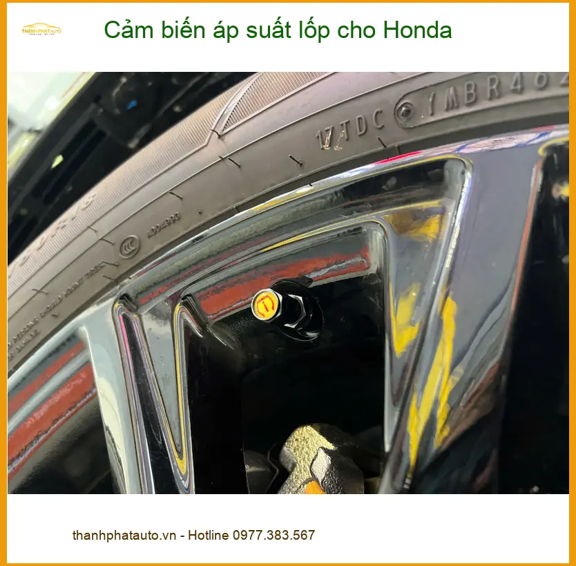 Anh Cường lắp cảm biến áp suất lốp Honda Civic tại Quận 2, an tâm lái xe ảnh thực tế 3