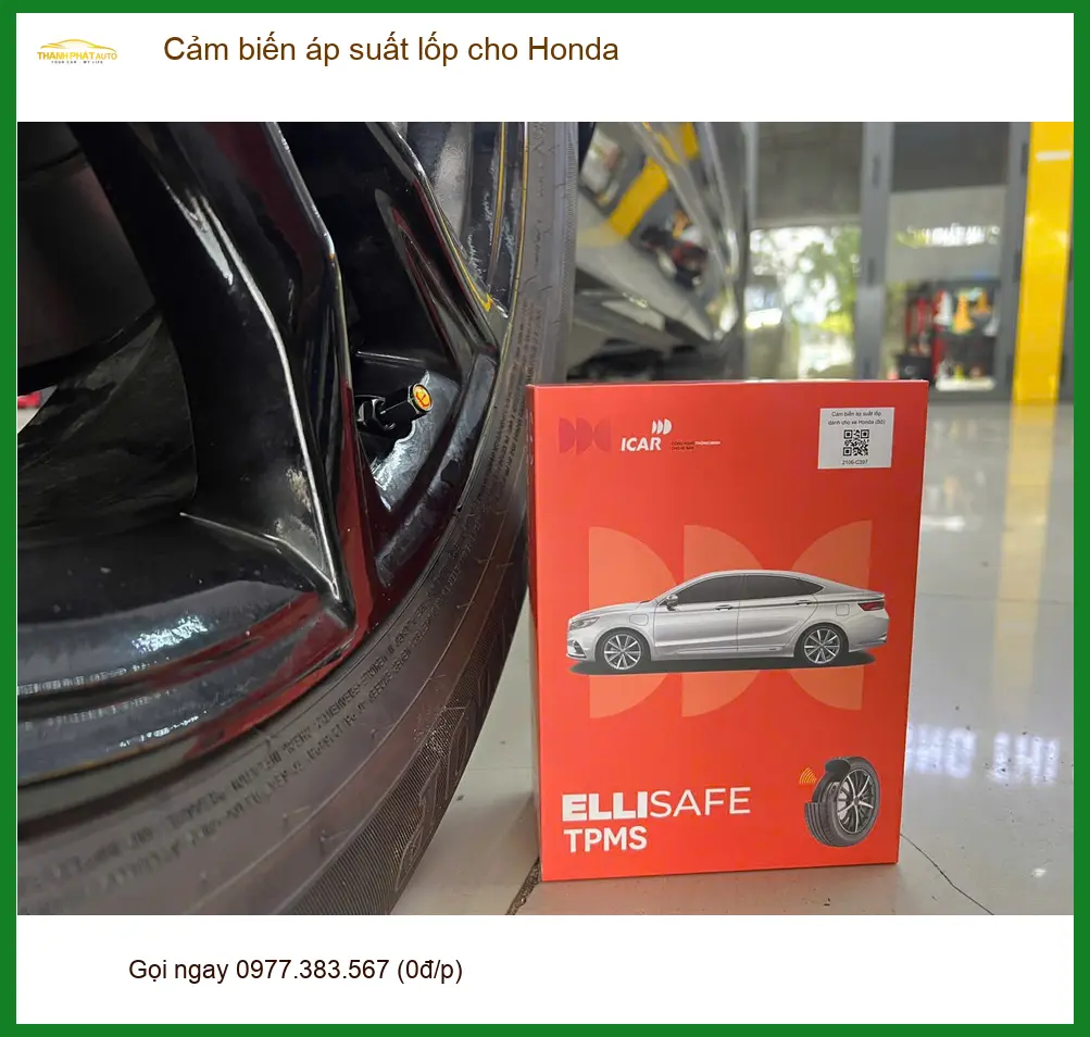 Anh Lâm lắp cảm biến áp suất lốp Honda City tại Hóc Môn - Bảo hành uy tín