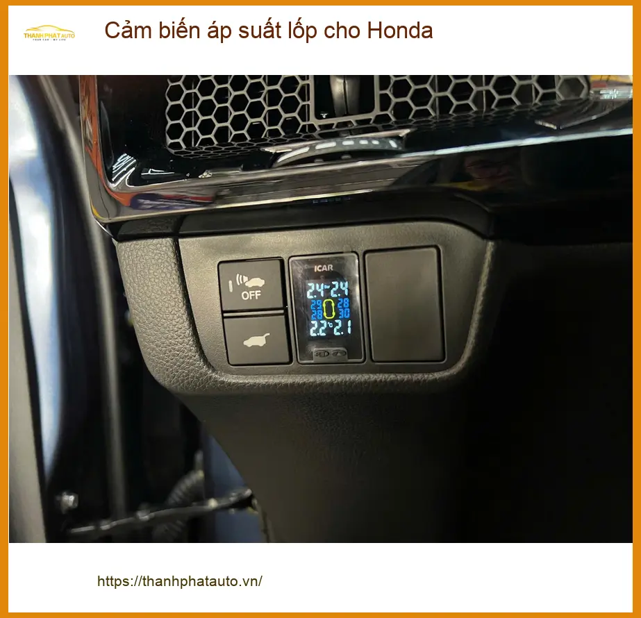 Anh Lâm lắp cảm biến áp suất lốp Honda City tại Hóc Môn - Bảo hành uy tín ảnh thực tế 2