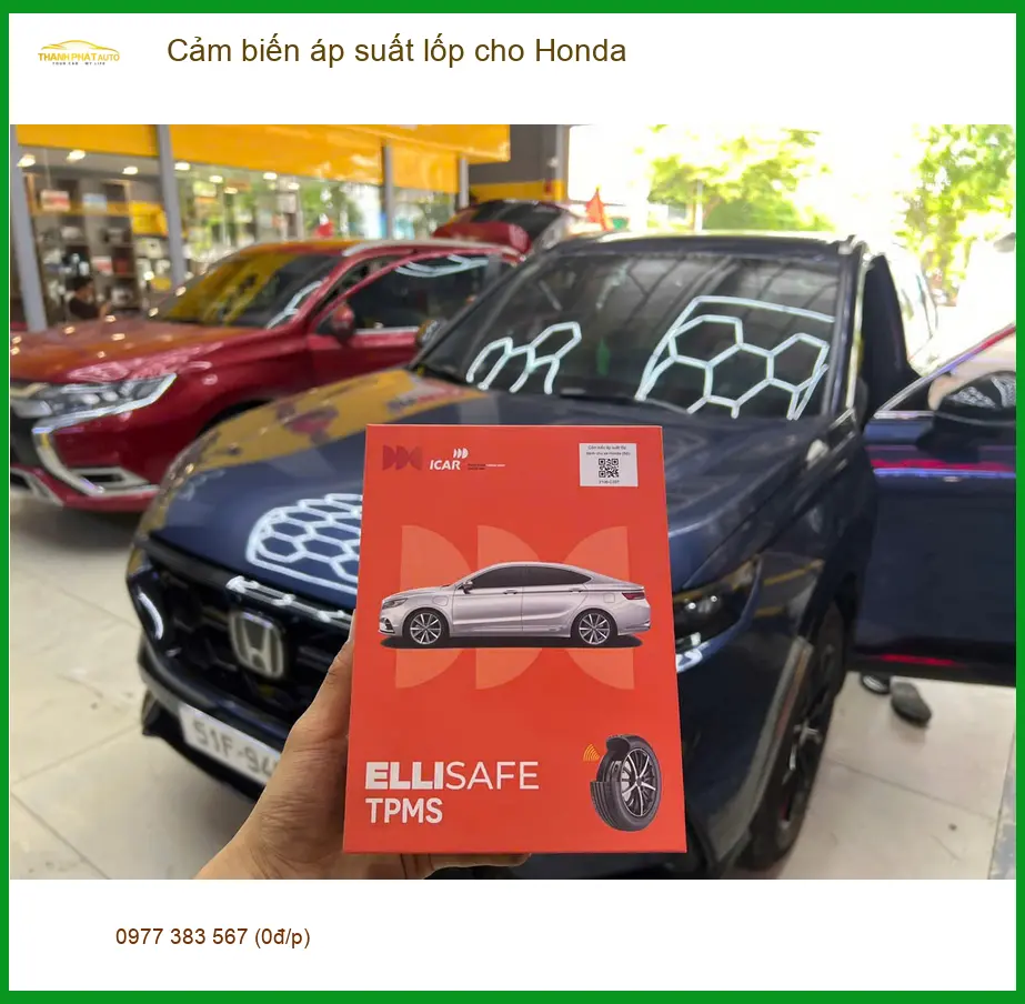Anh Nhật Minh lắp cảm biến áp suất lốp Honda Civic tại Quận 11