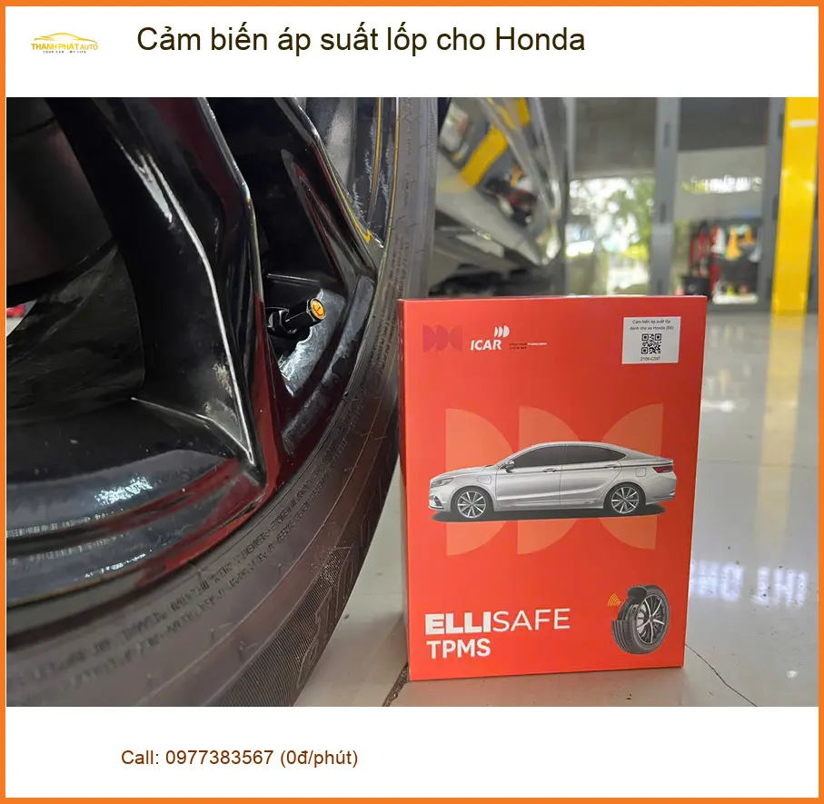 Anh Nhật Minh lắp cảm biến áp suất lốp Honda Civic tại Quận 11 ảnh thực tế 4