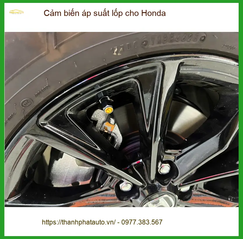 Chị Thoa lắp cảm biến áp suất lốp Honda CR-V tại Thủ Đức để an tâm di chuyển ảnh thực tế 4