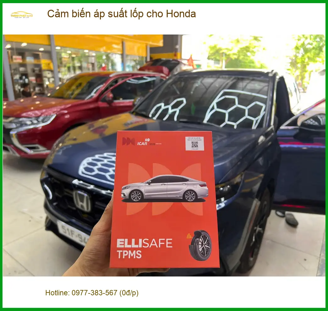 Bác Phúc lắp cảm biến áp suất lốp Honda CRV Quận 12 - An tâm lái xe