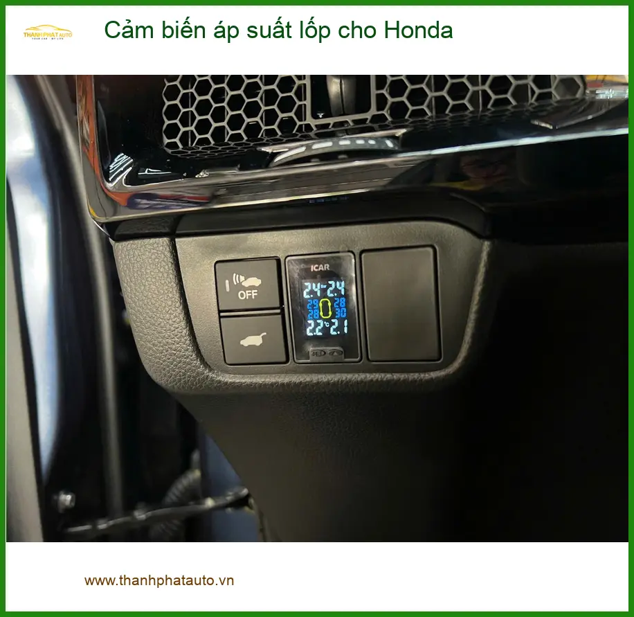 Bác Phúc lắp cảm biến áp suất lốp Honda CRV Quận 12 - An tâm lái xe ảnh thực tế 2