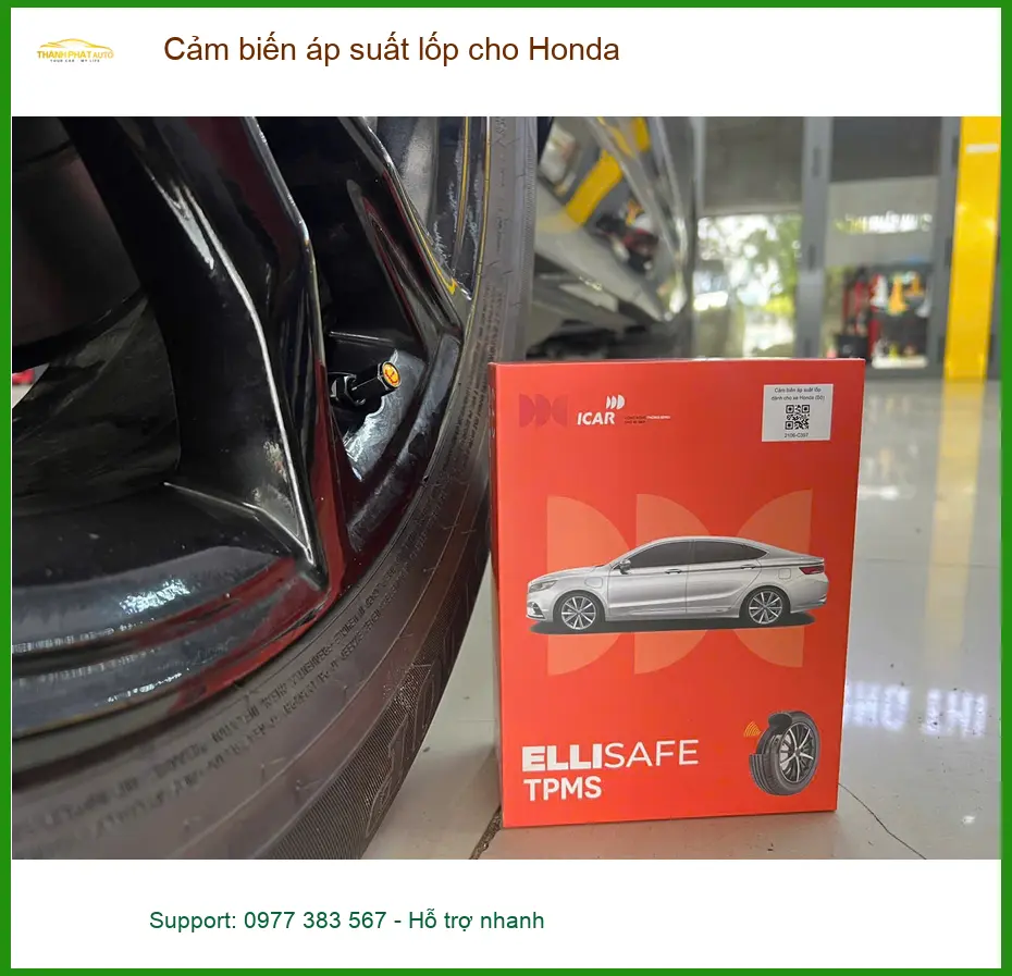 Bác Phúc lắp cảm biến áp suất lốp Honda CRV Quận 12 - An tâm lái xe ảnh thực tế 4