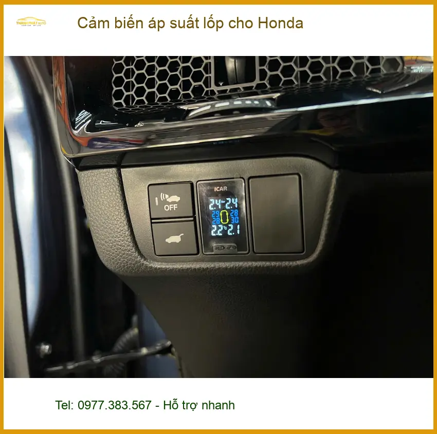 Anh Minh lắp cảm biến áp suất lốp cho Honda CRV tại Quận Nhà Bè ảnh thực tế 3