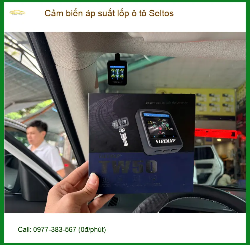 Anh Dũng lắp cảm biến áp suất lốp Seltos Quận Huyện Cần Giờ an toàn