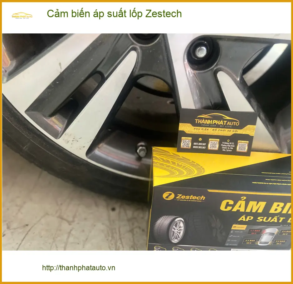Chị Quỳnh lắp cảm biến áp suất lốp Zestech cho Honda HR-V ở Phú Nhuận ảnh thực tế 2