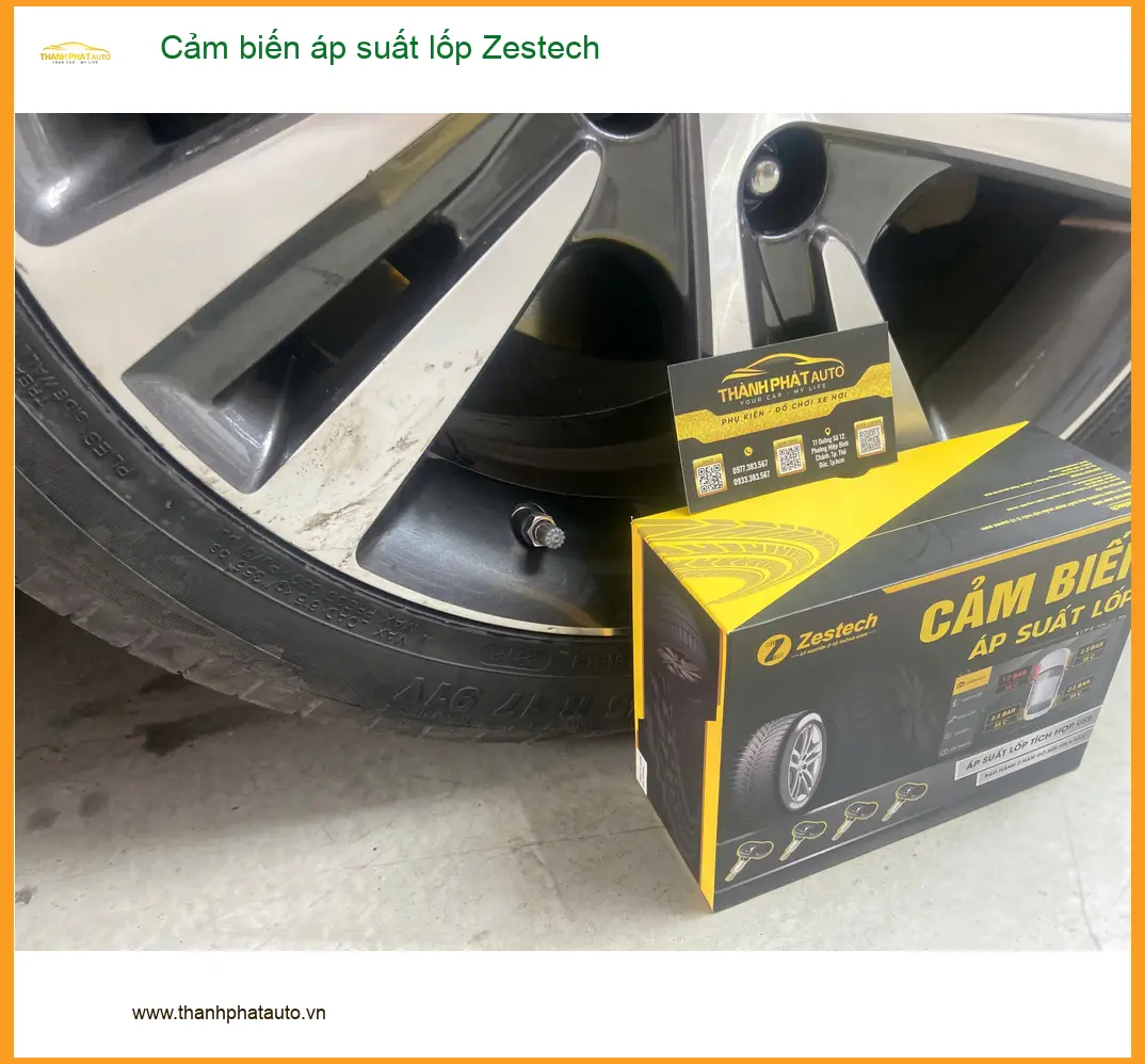 Chị Quỳnh lắp cảm biến áp suất lốp Zestech cho Honda HR-V ở Phú Nhuận ảnh thực tế 3