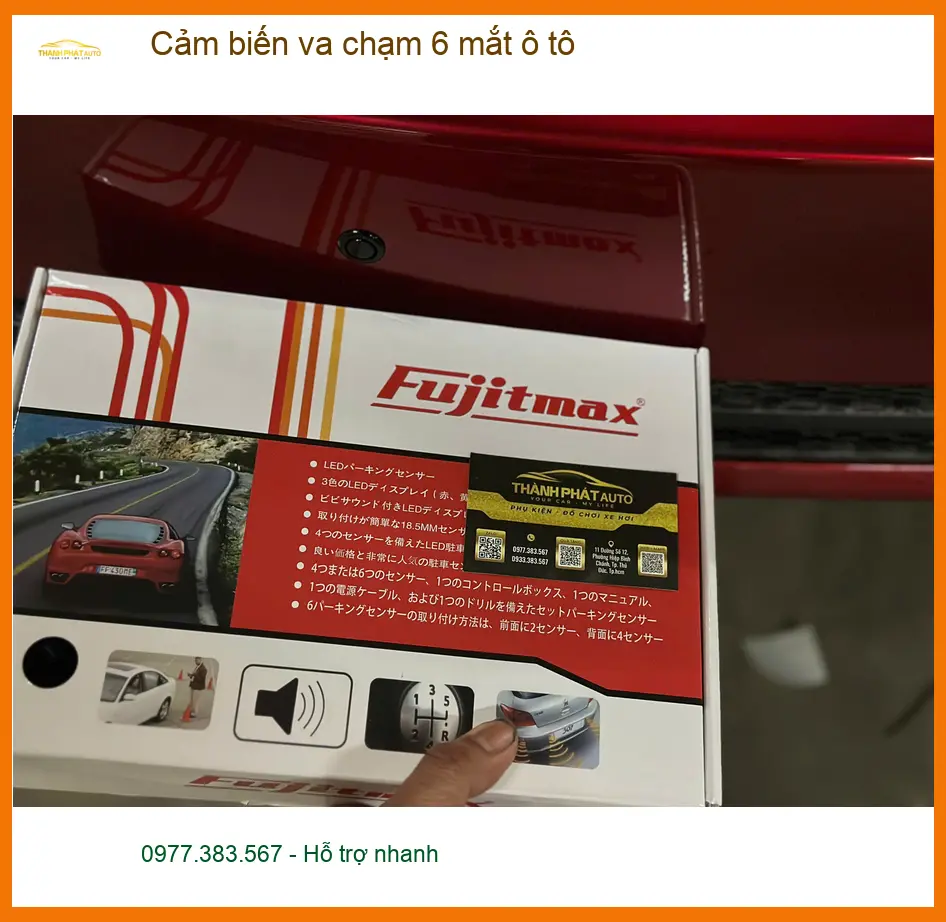 Chú Minh lắp cảm biến va chạm 6 mắt ô tô cho Mazda 3 tại Quận 9 để hạn chế va quẹt ảnh thực tế 3