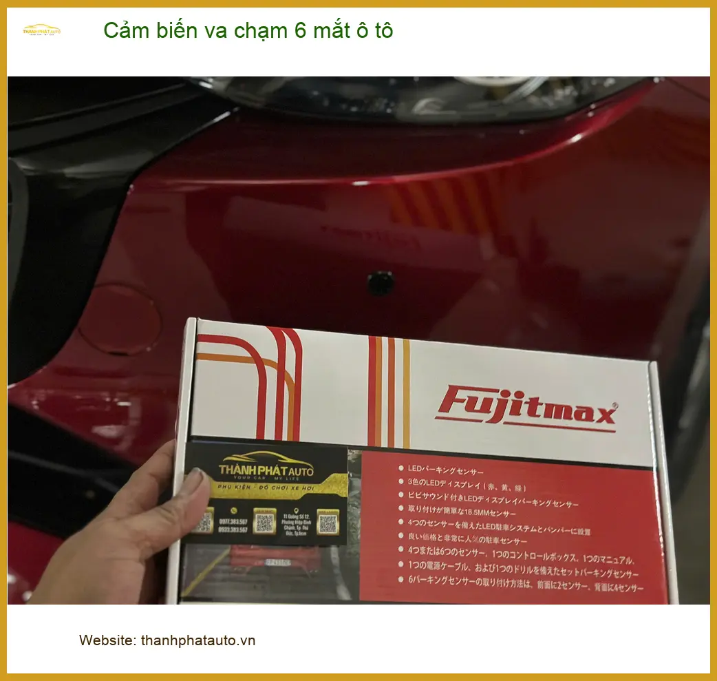 Chú Hùng lắp cảm biến va chạm 6 mắt ô tô cho Honda CR-V ở Quận 12 ảnh thực tế 2
