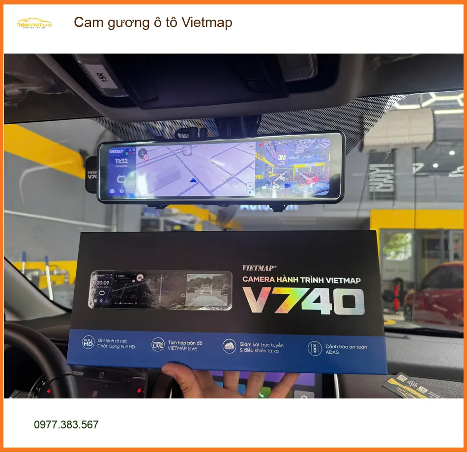 Anh Tuấn Kiệt lắp Cam gương ô tô Vietmap cho Honda HR-V tại Quận Tân Phú để tăng tầm nhìn ảnh thực tế 3