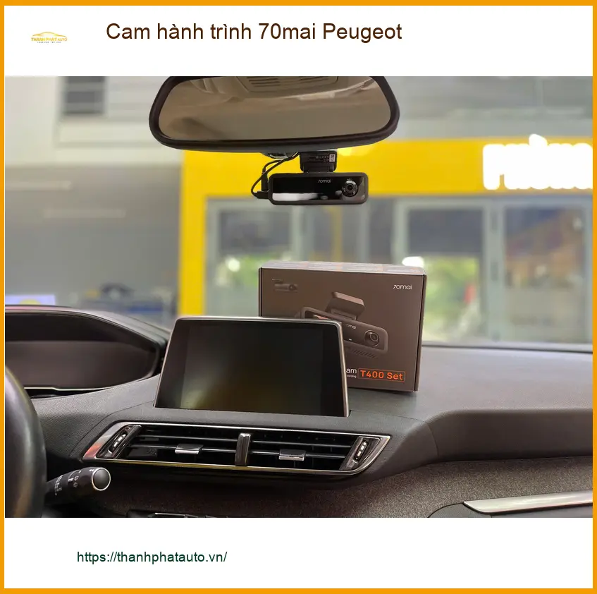 Bác Trường lắp cam hành trình 70mai cho Peugeot 5008 tại Cần Giờ ảnh thực tế 2