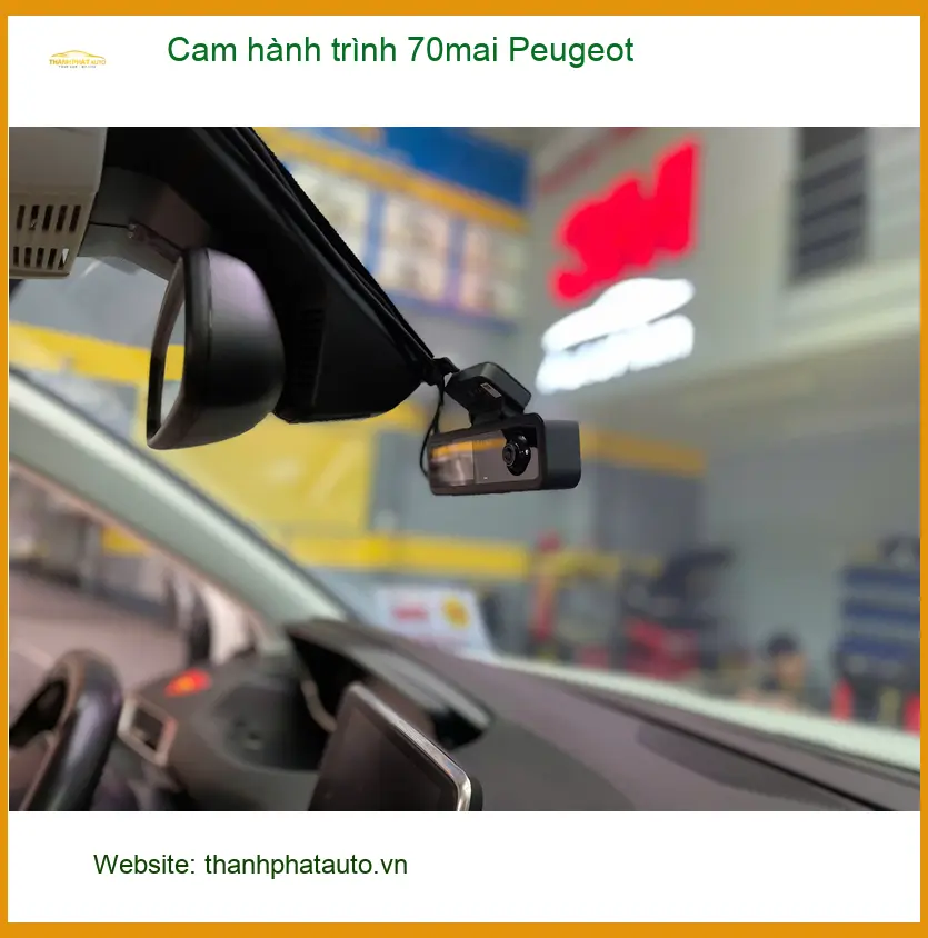 Bác Trường lắp cam hành trình 70mai cho Peugeot 5008 tại Cần Giờ ảnh thực tế 3