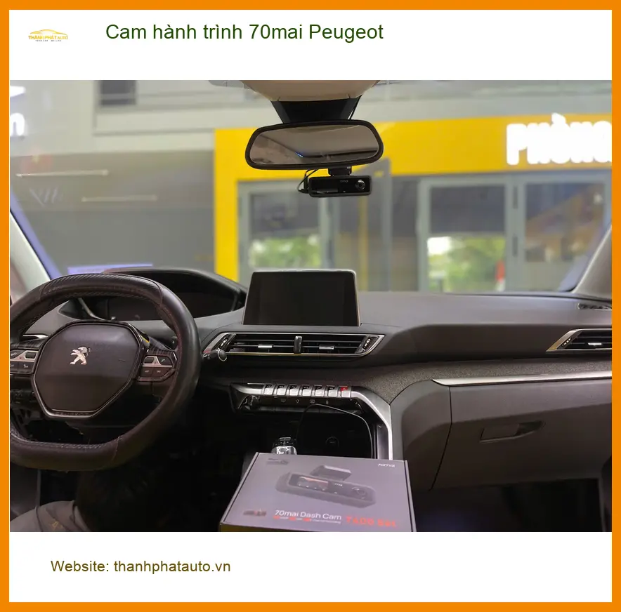 Bác Lân lắp Cam hành trình 70mai cho Peugeot 2008 tại Hóc Môn để lái xe an toàn