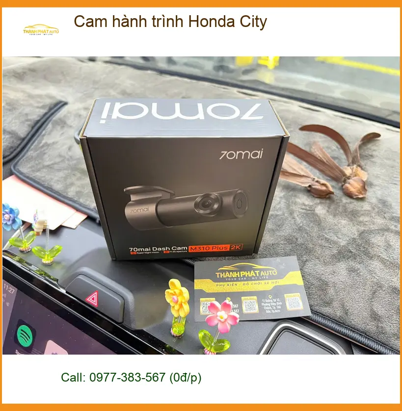 Chị Thanh lắp cam hành trình Honda City Quận Thủ Đức đảm bảo an toàn khi lái xe ảnh thực tế 2