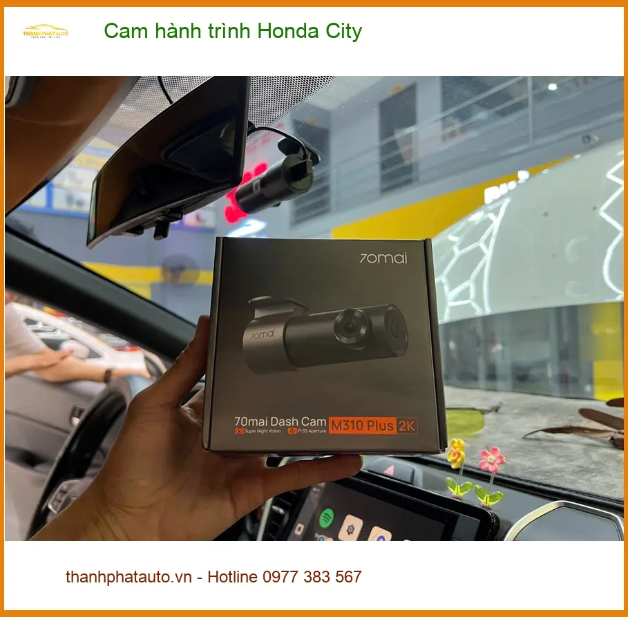Anh Khải lắp cam hành trình Honda City tại Quận Tân Phú để an tâm mọi nẻo đường ảnh thực tế 4
