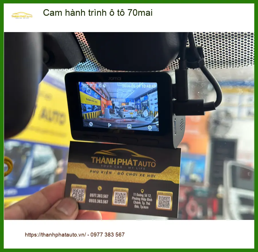 Chú Quốc Dũng lắp cam hành trình 70mai cho Ford Everest Quận 6, bảo vệ xe. ảnh thực tế 3
