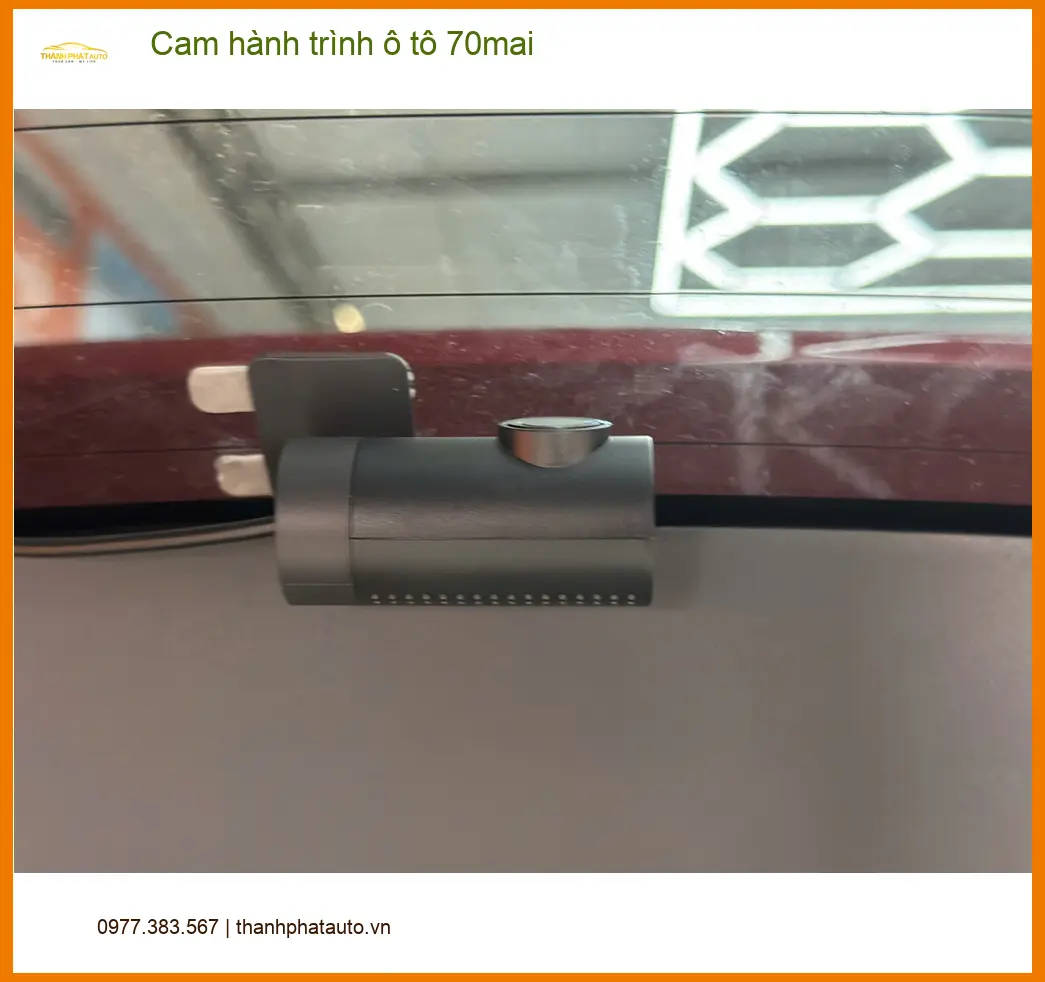 Chị Thùy lắp Cam hành trình ô tô 70mai cho Honda CRV tại Củ Chi để an tâm lái xe trên đường xa ảnh thực tế 4
