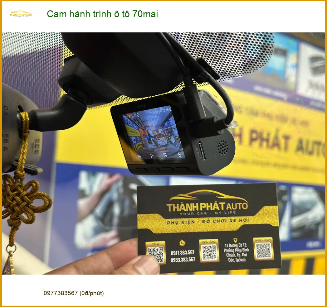 Anh Quang lắp Cam hành trình ô tô 70mai cho Hyundai Creta ở Quận 9 ảnh thực tế 3