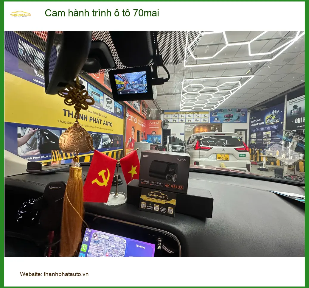 Chị Thanh gắn Cam hành trình 70mai cho Kia Seltos tại Gò Vấp an toàn hơn