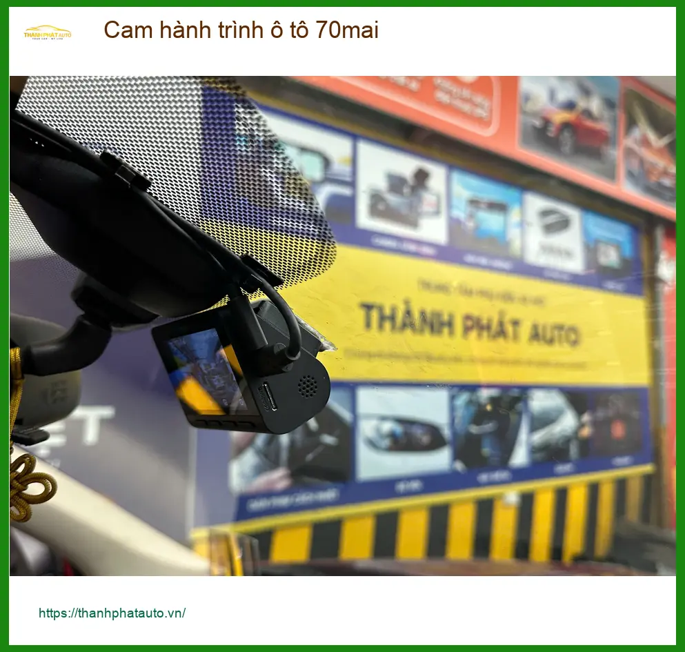 Chị Thanh gắn Cam hành trình 70mai cho Kia Seltos tại Gò Vấp an toàn hơn ảnh thực tế 4