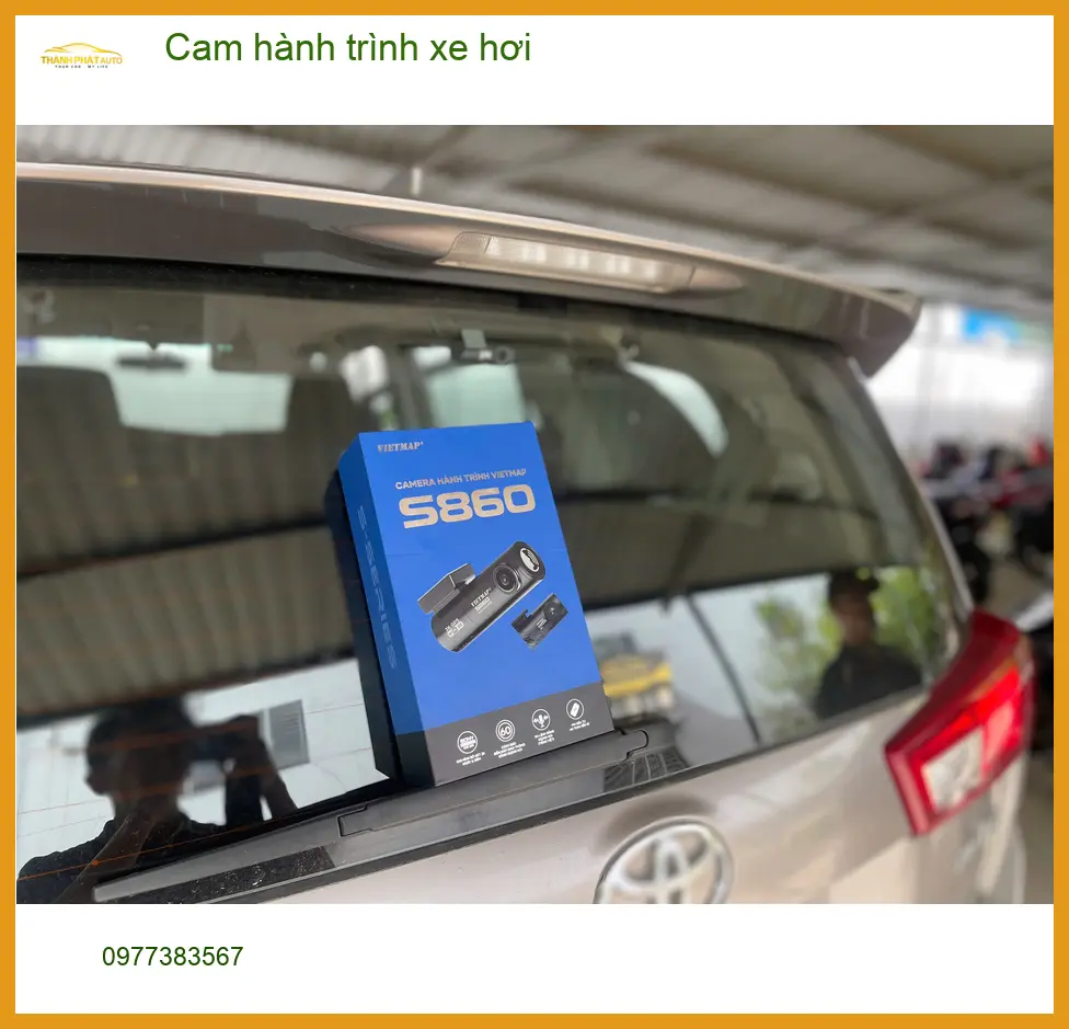 Anh Trường lắp Cam hành trình xe hơi Honda CRV tại Cần Giờ an tâm lái xe