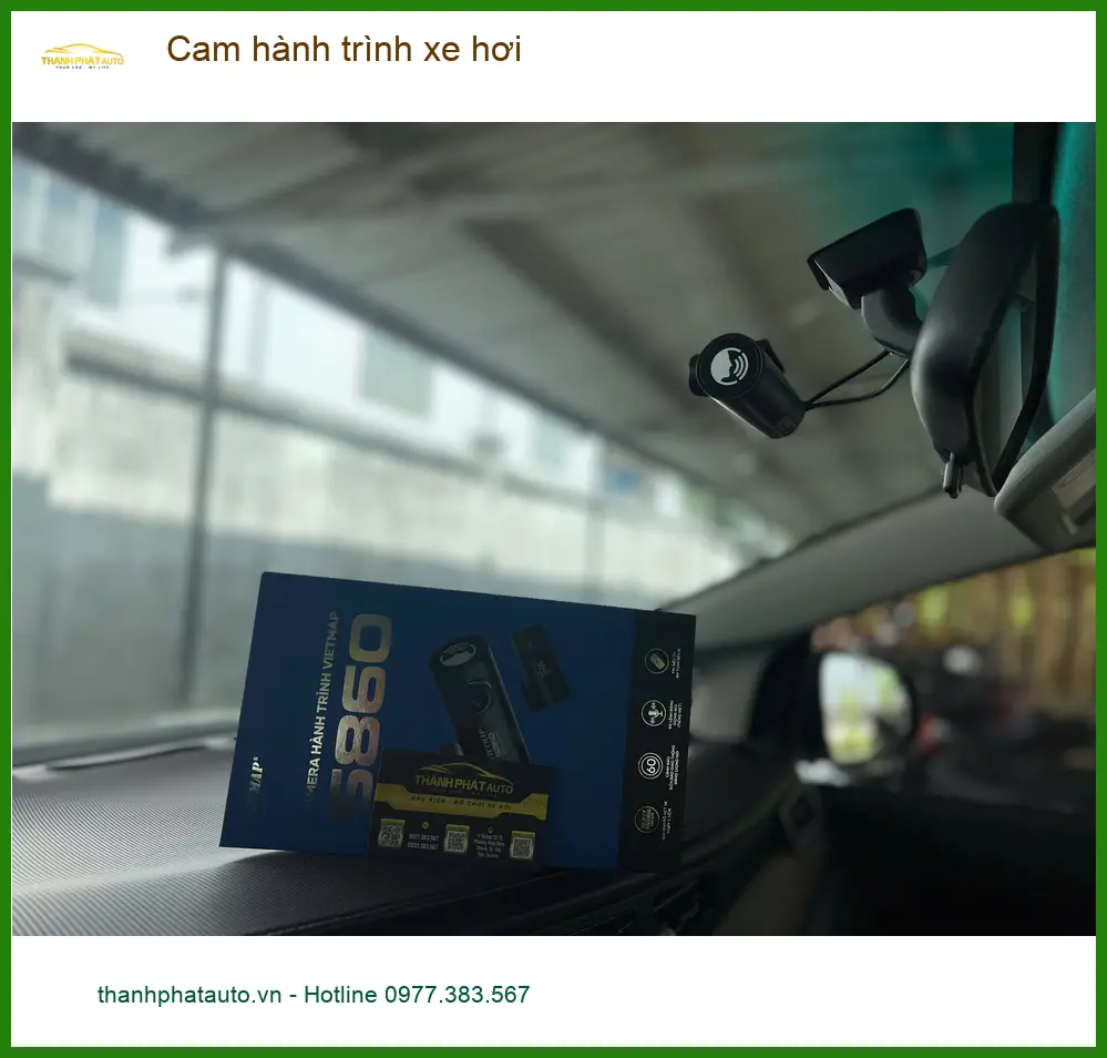 Anh Trường lắp Cam hành trình xe hơi Honda CRV tại Cần Giờ an tâm lái xe ảnh thực tế 2