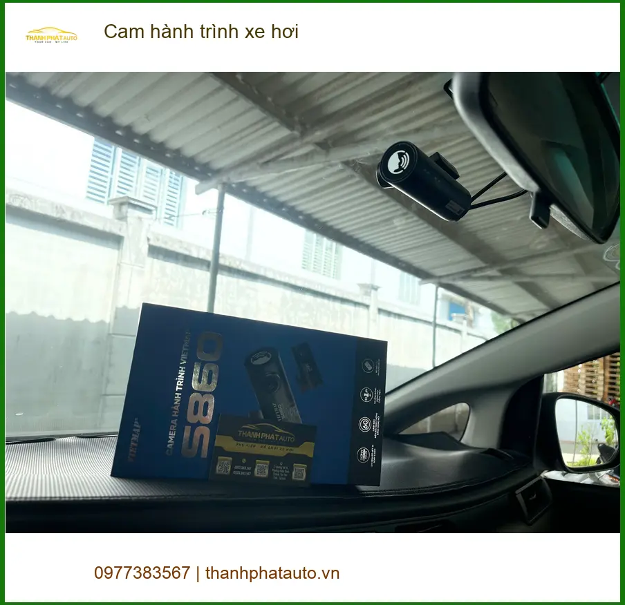 Anh Trường lắp Cam hành trình xe hơi Honda CRV tại Cần Giờ an tâm lái xe ảnh thực tế 3